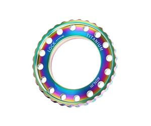 Wilgure El anillo de seguridad de resistencia para frenos de disco de aleación de bicicleta mejora el rendimiento de frenado Adecuado para varios tipos de cubos, frenos de disco, anillo de seguridad