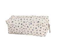 Wilgure Estuche para lápices estético arcos bolsa de maquillaje bolsa de lápiz de gran capacidad bolsa de regreso a la escuela suministros para niñas maquillaje gran capacidad, azul marino