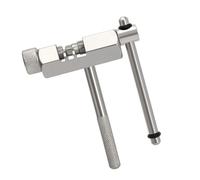 Wilgure Herramienta de trituradora de cadena de bicicleta portátil con antideslizante, herramienta de acero de alta resistencia, divisor de cadena de bicicleta robusto, trituradora de cadena de