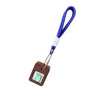 Wilgure Llavero de madera hecho a mano para adultos y niños, juguete para aliviar el estrés con sonido de clic, con correa para teléfono móvil reutilizable, llavero de madera terapéutica