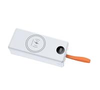 Wilgure Luz LED para camping, caja de batería integrada para 16 ranuras, 21700 baterías, estuche de carga con luz de emergencia multifunción