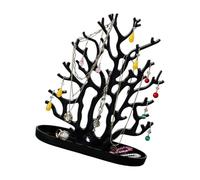 Wilgure Organizador de joyas multifuncional árbol de plástico expositor para guardar collares pulseras hogar tienda solución decorativa vitrina de joyería ligera, talla única, como se describe
