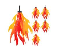 Wilgure Serpentinas de 6 piezas coloridas para manillar de bicicleta, decoraciones para manillar de bicicleta infantil, manillar de plástico de alta calidad, decoraciones para manillar de bicicleta
