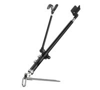Wilgure Soporte de caña de pescar con puntas de metal desmontables para Beach Lake River, varios tamaños, soporte de pesca opcional con liberación rápida