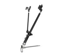 Wilgure Soporte de caña de pescar con puntas de metal desmontables para Beach Lake River, varios tamaños, soporte de pesca opcional con liberación rápida