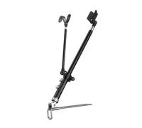 Wilgure Soporte de caña de pescar con puntas de metal desmontables para Beach Lake River, varios tamaños, soporte de pesca opcional con liberación rápida
