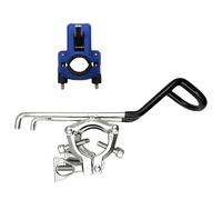 Wilgure Soporte para cañas de pescar de acero inoxidable para barcos, montaje en carril con abrazadera, soporte para rack, botas de pesca, soporte para cañas de pescar