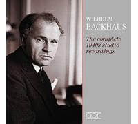Wilhelm Backhaus : Intégrale des enregistrements studio HMV, 1940.