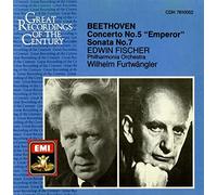 Wilhelm Furtwaengler - Concerto n° 5 en mi bémol majeur, op 73, " L'Empereur " / Sonate pour piano n° 7 en ré majeur, op 10, n° 3