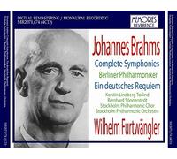 Wilhelm Furtwangler - Brahms : Complete Symphonies Wilhelm Furtwangler /BPO, Stockholm po