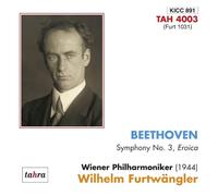 Wilhelm Furtwangler / Vienna Philharmonic Orchestra - Beethoven: Symphony No.3 [Japan CD] KICC-891