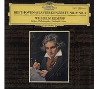 Wilhelm Kempff - Ludwig Van Beethoven, Wilhelm Kempff, Ferdinand Leitner LP 33T 12" Concertos pour piano et orchestre N°2 en si bémol majeur - N°4 en sol majeur