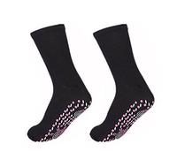 Wilitto 1 par de calcetines calefactados que se liberan automáticamente, ligeros, cómodos y transpirables, para hombre, color negro