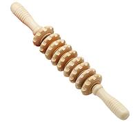 Wilitto Accessories - Rodillo de masaje anticelulitis con mango de madera maderotherapy de 40 cm