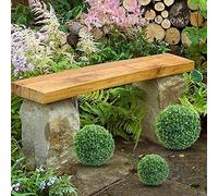 Wilitto Bola de césped de flores artificiales, esfera topiaria de plantas artificiales, bola de plantas sintéticas, decoración de jardín, para patio, balcón, jardín, fiesta de boda, oficina en casa,