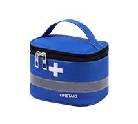 Wilitto Bolsa de primeros auxilios de gran capacidad: diseño de compartimento de tira reflectante/almacenamiento de primeros auxilios para traumatismos médicos de emergencia y caja portátil (versi