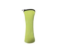 Wilitto Estuche de viaje para cubiertos - Bolsa de almacenamiento portátil para cubiertos de camping - Organizador de tenedores, cucharas y palillos - Amarillo