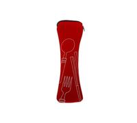 Wilitto Estuche portátil para cubiertos de viaje, bolsa de almacenamiento de cubiertos para camping, trabajo, escuela, picnic, tenedor, cuchara, palillos, bolsa de embalaje de cubiertos, bolsa de