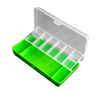 Wilitto Fishing Case - Caja de cebo de pesca de doble capa de polipropileno resistente a los arañazos, compatible con Angling Green