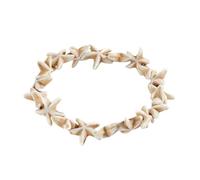 Wilitto Joyería de playa hecha a mano para mujer, pulsera de concha con colgante de estrella de mar, estilo bohemio, joyería de playa, Concha, Piedra secundaria