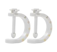 Wilitto Masajeador acupoint, herramienta de acupresión, clips de masaje de boca de tigre de plástico, masaje de punto de presión, alivio de migraña de manos, pies, orejas, clips de masaje portátiles