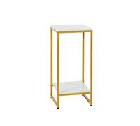 Wilitto Soporte alto de metal para plantas de interior y exterior, estilo nórdico, soporte cuadrado para macetas, para sala de estar, balcón, patio, jardín, 50 cm