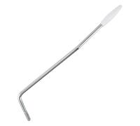 Wilkinson 4,8mm Enroscar Palanca de Tremolo Vibrato Arm para Guitarra Eléctrica Fender Mexico Strat, Cromado con Punta Blanca