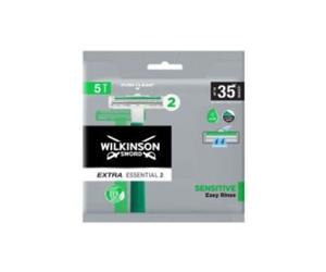 Wilkinson - Extra Essential 2 Sensitive 5 Maquinillas de afeitado y depilación 10 g unisex