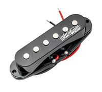 Wilkinson High Output Cerámico Pastilla Single Coil Medio Pickup para Guitarra eléctrica tipo Strat, Negro