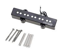 Wilkinson M-series WOJB5 Variable Gauss Cerámico Pastilla Jazz Bass Mástil Pickup para Bajo Eléctrico 5 Cuerdas tipo JB, Negro