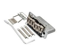 Wilkinson M Series WOV02 52,5mm ST Puente Tremolo 6 Tornillos Cromado | Selleta Estilo Moderno, con Palanca Trémolo Presión, Bloque 36 mm,para Guitarra Eléctrica tipo Strat