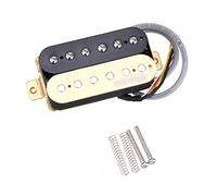 Wilkinson - Pastilla de cuello humbucker estilo abierto Alnico 5 de tono vintage para guitarra eléctrica, cebra