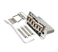 Wilkinson - Puente de trémolo para guitarra ST de bloque completo de 54 mm, 6 tornillos para Squier/México Fender/MIJ Strat, cromado