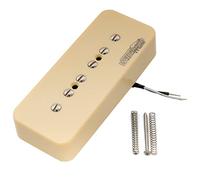 Wilkinson Serie M Alnico 5 Pastilla P90 Soapbar Puente Pickup Negro | para Guitarra Eléctrica LP/SG