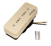 Wilkinson Serie M Stacked Cerámico P90 Soapbar Puente Pastilla 16K Crema | Single Coil Tamaño Humbucker Pickup, para Guitarra Eléctrica LP/SG