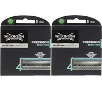 Wilkinson Sword Cuchillas de afeitar sensibles al titanio Quattro x 16 hojas