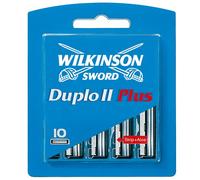 Wilkinson Sword Duplo II Plus - Cuchillas de afeitar con banda de aloe vera (10 unidades)