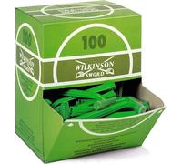 Wilkinson Sword Hospital - Caja de 100 Cuchillas de Afeitar unisex, verdes, de Acero aleado, Desechables con Caja Dispensadora Aptas para Uso Pre-Operatorio en Hospitales y Centros Sanitarios