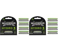 Wilkinson Sword Hydro 3 Skin Protection - 4 Recambios de Cuchillas de Afeitar de 3 Hojas con Banda Lubricante Enriquecida con Aloe Vera, Compatible para Cualquier Maquinilla Hydro (Paquete de 2)