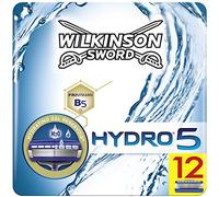 Wilkinson Sword Hydro 5-12 Recambios Cuchillas de Afeitar de 5 Hojas con Bandas de Gel Hidratantes