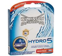 Wilkinson Sword Hydro 5 - Cargador de 8 recambios de cuchillas de afeitar de cinco hojas Wilkinson Hydro 5 con dosificador de gel para máxima hidratación
