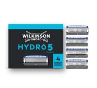 Wilkinson Sword Hydro 5 Maquinillas para hombre, Pack de recambios, hidratantes, cuchillas con revestimiento de carbono, 4 recambios de cuchilla