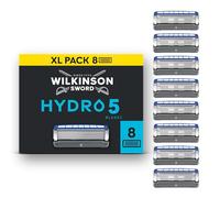 Wilkinson Sword Hydro 5 Maquinillas para hombre, pack recambios, hidratantes, cuchillas con revestimiento de carbono, 8 recambios de cuchilla