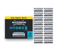 Wilkinson Sword Hydro 5 - Recambios de afeitadora para hombre, hidratantes, con revestimiento de carbono, 16 cartuchos