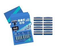 Wilkinson Sword Hydro 5 Skin Protection Regular - 8 Recambios De Cuchillas De Afeitar De 5 Hojas Con Banda Lubricante Enriquecida Con Pro Vitamina B5, Compatible Para Cualquier Maquinilla Hydro