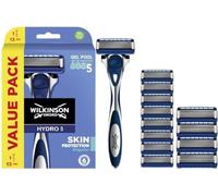 Wilkinson Sword Hydro 5 Skin Protection Regular - Maquinilla de Afeitar de 5 Hojas con 13 Recambios con Banda Lubricante Enriquecida con Pro Vitamina B5