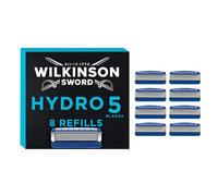 Wilkinson Sword Hydro 5 Skin Protection Regular - Recâmbios de Cuchillas de Afeitar para Hombre, Azul, 8 Unidades