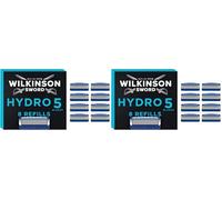 Wilkinson Sword Hydro 5 Skin Protection Regular - Recâmbios de Cuchillas de Afeitar para Hombre, Azul, 8 Unidades (Paquete de 2)