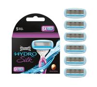 Wilkinson Sword Hydro Silk - Cuchillas de afeitar para mujer, paquete de 6