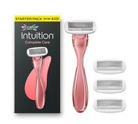 Wilkinson Sword Intuition Complete Care Maquinillas de afeitar para mujer, sérum Hydra-Boost, pack de iniciación, mango de maquinilla y 4 recambios